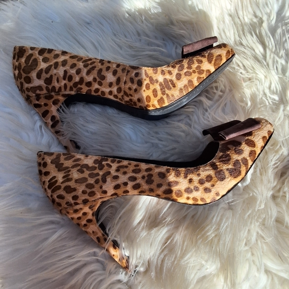 Elizabeth & James Cheetah print Pumps 9.5 - Picture 6 of 12
